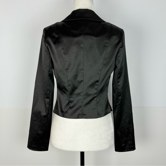 Candie's black sequin tuxedo jacket - Picture 5 of 6